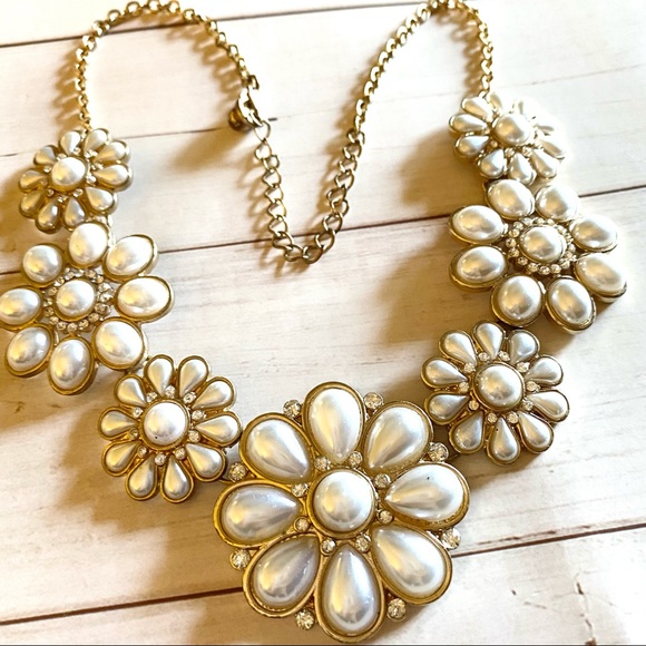 Faux Pearl Necklace - Picture 2 of 8